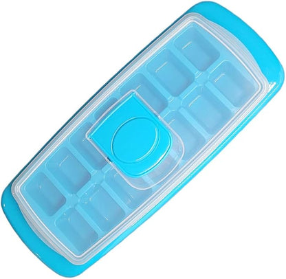 Handy Housewares Anti-Spill 14-Cubes Covered Ice Cube Tray - Image 2