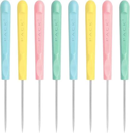 8Pcs 5.2 Inches Sugar Stir Needle, Cookie Scribe Needles Cake Decorating Needle by IAXSEE