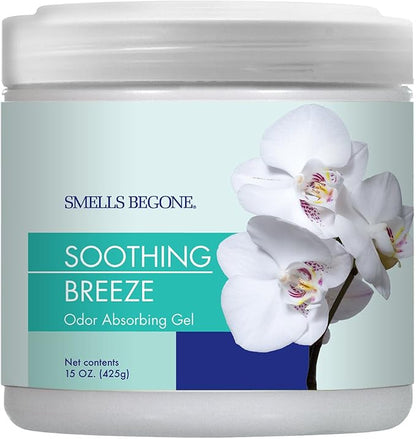 SMELLS BEGONE Air Freshener Odor Absorber Gel by SMELLSBEGONE