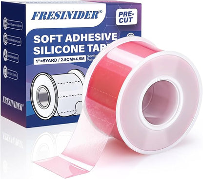 FRESINIDER Silicone Tape 1" x 5 Yard Pink 1 Roll by FRESINIDER