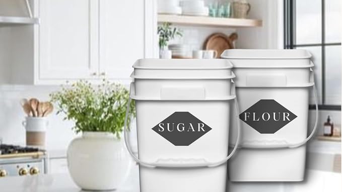 House Naturals 4 Gallon Square Food Grade Bucket Pail - Image 5