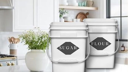 House Naturals 4 Gallon Square Food Grade Bucket Pail - Image 5