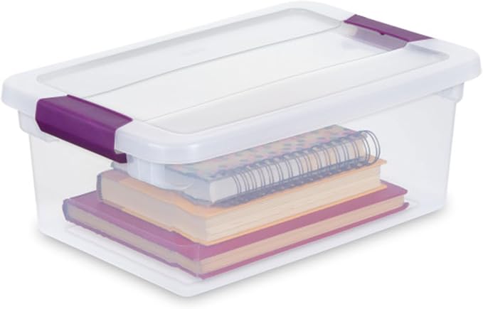 Sterilite 48-Pack 15 Quart ClearView Latch Box, Stackable Organizer Bins - Image 9
