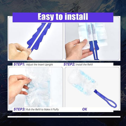 Duster Refills Compatible with Swiffer Duster, Heavy Duty Multi Surface Duster - Image 2