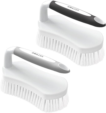 Amazer Scrub Brush for Cleaning Comfort Grip Bathtub Scrubber Stiff Bristles by Amazer