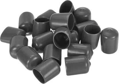 uxcell 20pcs Rubber End Caps 16mm ID Vinyl PVC Round Tube Bolt Cap Cover Screw - Image 4