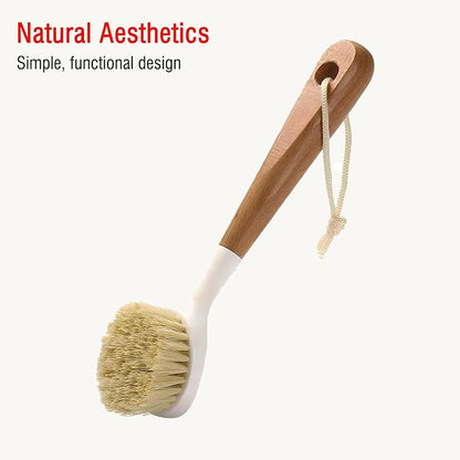 Wooden Dish Brush, Natural Bristle Dish Brushes - Image 5