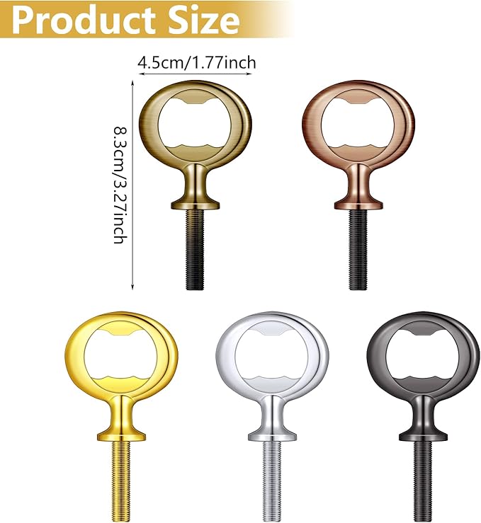 Patelai 30 Pieces Metal Bottle Opener Kit Blank Stainless Steel Bottle Opener - Image 3