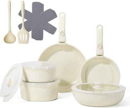 Pots and Pans Non Stick, Induction Kitchen tagines Set by SNOWCLAD