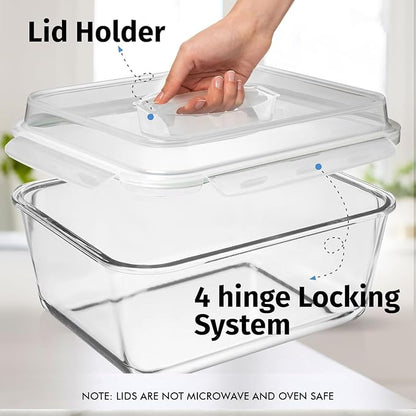 6500 ML / 220 oz / 28 Cup LARGE Glass Food Storage Container - Image 6