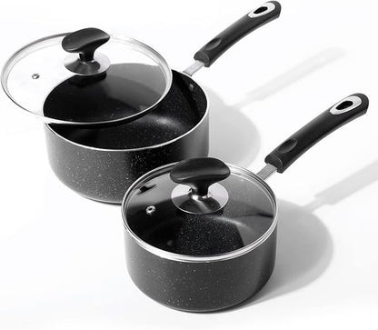 Nonstick Saucepan Set by RATWIA