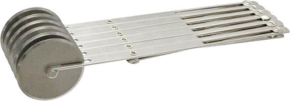 TrueCraftware- 6-Wheel Stainless Steel Adjustable Dough Divider- Pastry Cutter - Image 4