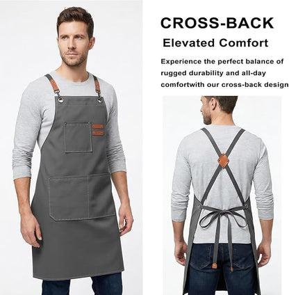 ZOMAO Chef Apron for Women Men - Image 3