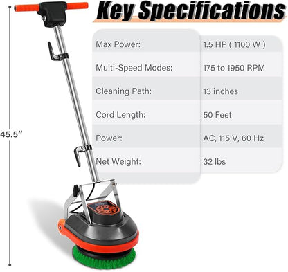 Commercial Floor Scrubber Machine - Image 2