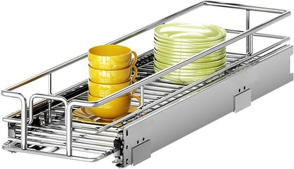 Pull Out Cabinet Organizer 7½" W x 21½" D, Heavy Duty Cabinet Pull Out Shelves by Unknown