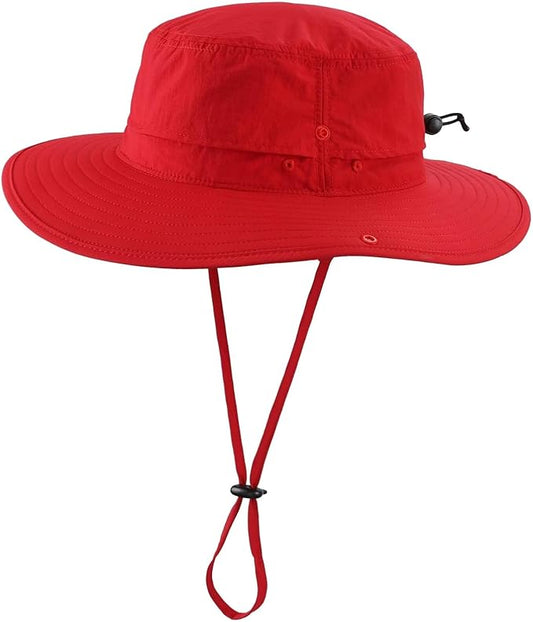 Connectyle Sun Hat for Men Women Outdoor UV Protection Safari Hat for Fishing Hiking Gardening Breathable Cowboy Hat UPF50