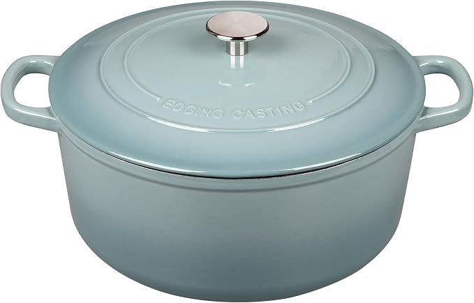 EDGING CASTING Enameled Dutch Ovens Cast Iron Dutch Oven Pot by EDGINGCOOKWARE
