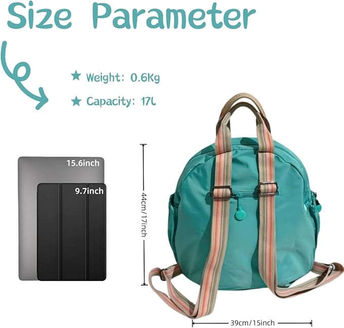 Backpack for Women Men, Large Capacity Leisure Backpacks, Casual College Daypacks, Laptop Backpack for Work Travel