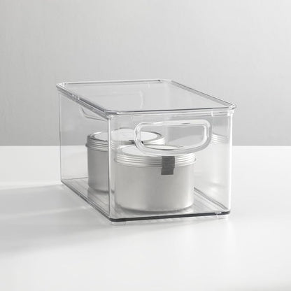 mDesign Plastic Deep Storage Bin Box Container - Image 3