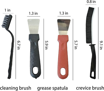 7 Pcs Multi-Purpose Crevice Cleaning Brush Tool - Image 2