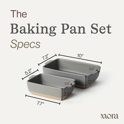 Mora Ceramic Set of 2 Baking Dishes - Image 2