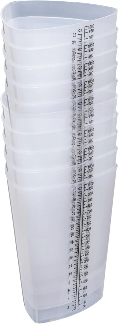 Vakly Graduated Intake Output Container 32 oz – Plastic Triangular Measuring - Image 5