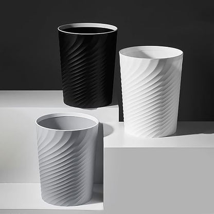 Bathroom Trash Can 1.8 Gallon Waste Basket 2 Pack Small Garbage Can - Image 5