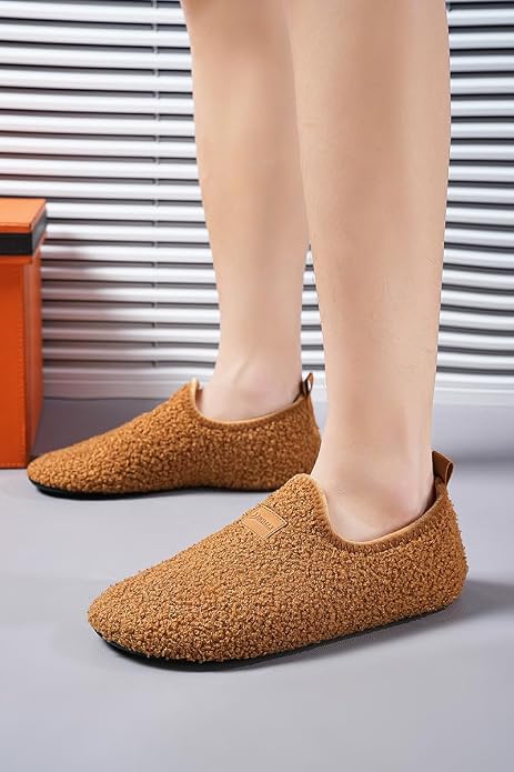 Adult Indoor House Slippers Socks Lightweight Non Slip Grip House Home Shoes - Image 6