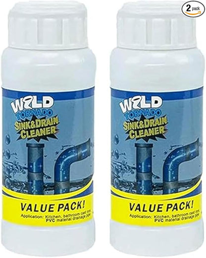 Wild Tornado Sink Drain Cleaner, Powerful Sink and Drain Cleaner Powder by Unknown