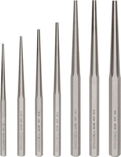 TEKTON Alignment Punch Set, 7-Piece | PNC96003 | Made in USA by TEKTON