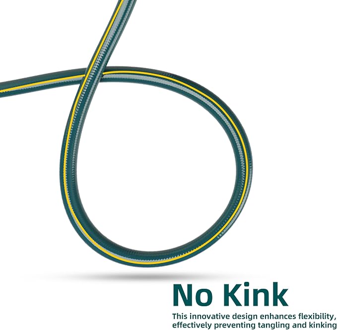 Solution4Patio Homes Green Garden Hose 3/4 in. x 25 ft. -Kink Free, No Leaking - Image 5