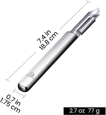 Vegetable Peeler, Ultra Sharp Potato Peeler, Seamless One-Piece Design - Image 8