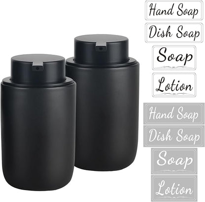 BosilunLife Black Soap Dispenser Set by BosilunLife
