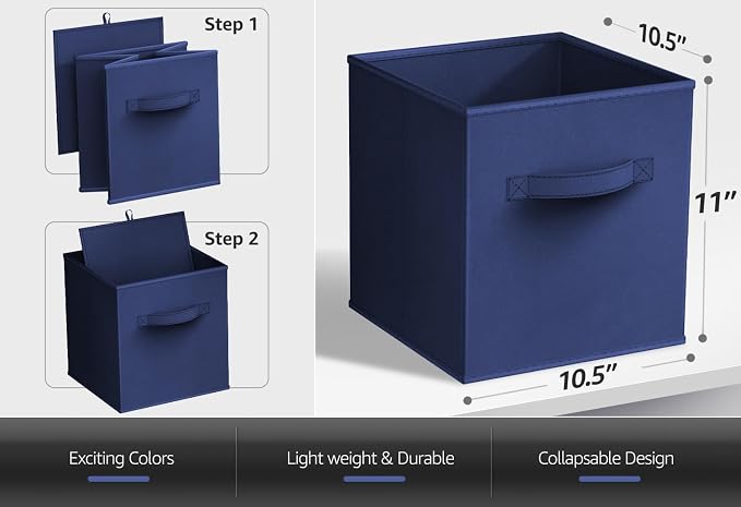 Sorbus Fabric Storage Cubes - Image 5