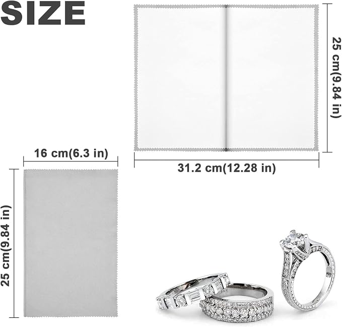 SEVENWELL Silver Polishing Cloth, Jewelry Cleaner Cloth - Image 4