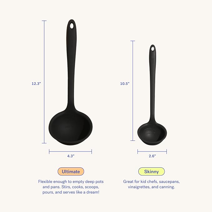 GIR: Get It Right Silicone Pasta Spoon & Ladle - Image 3