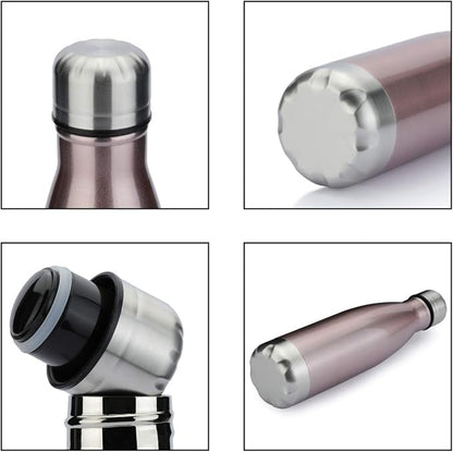 MEWAY 17oz Sport Water Bottle 4 Pack Vacuum Insulated Stainless Steel - Image 6