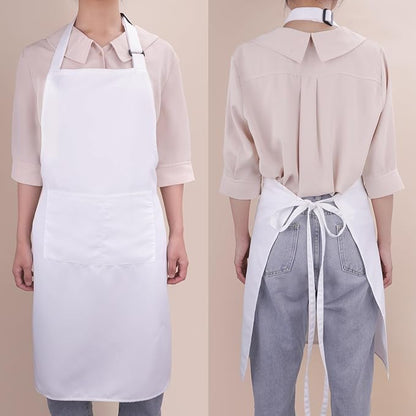 Large Chef Apron for Men and Women, Cooking Kitchen Aprons - Image 3