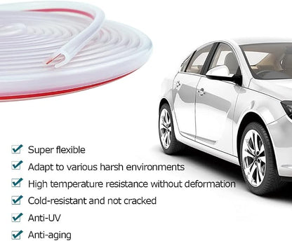 Clear Rubber Edge Trim, U Channel Rubber Seal Strip - Image 6