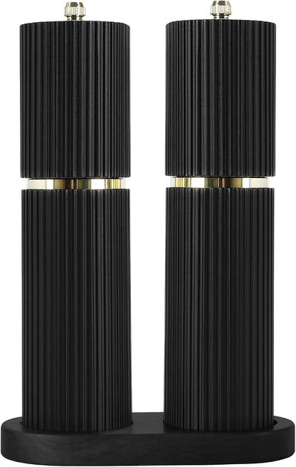 Wooden Salt and Pepper Grinder Set by UNIOVC