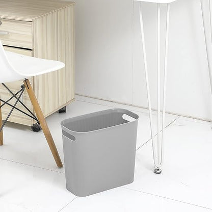 rejomiik Small Trash Can, 3.5 Gallon Garbage Can, Slim Waste Basket, Plastic - Image 9