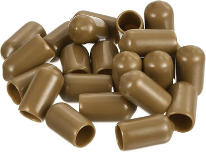 uxcell 20pcs Rubber End Caps 8mm ID Vinyl PVC Round Tube Bolt Cap Cover Screw - Image 4
