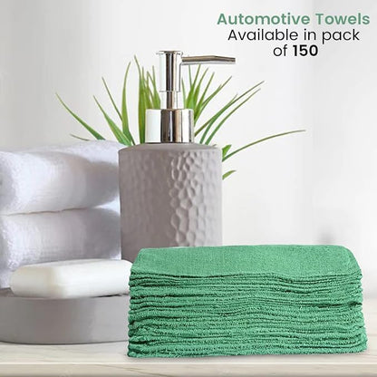 Terry Bar Mop Towels Green Value Pack of 60, Size 14"x17" Absorbent and Durable - Image 3