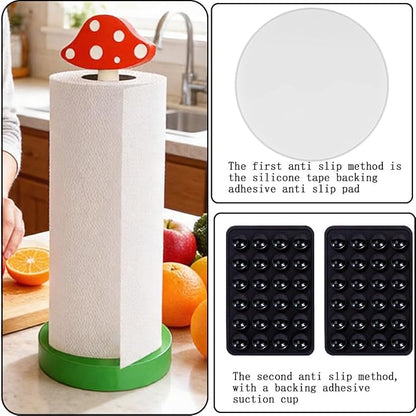 Modern Wooden Paper Towel Holder Stand - Image 5