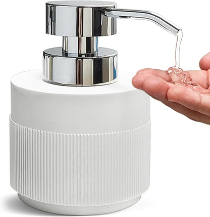 Resin Soap Dispenser for Bathroom, Hand Lotion Liquid Dispenser Easy-to-Press by Unknown