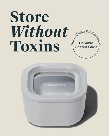 Caraway 2pc Glass Food Storage Set - Image 2