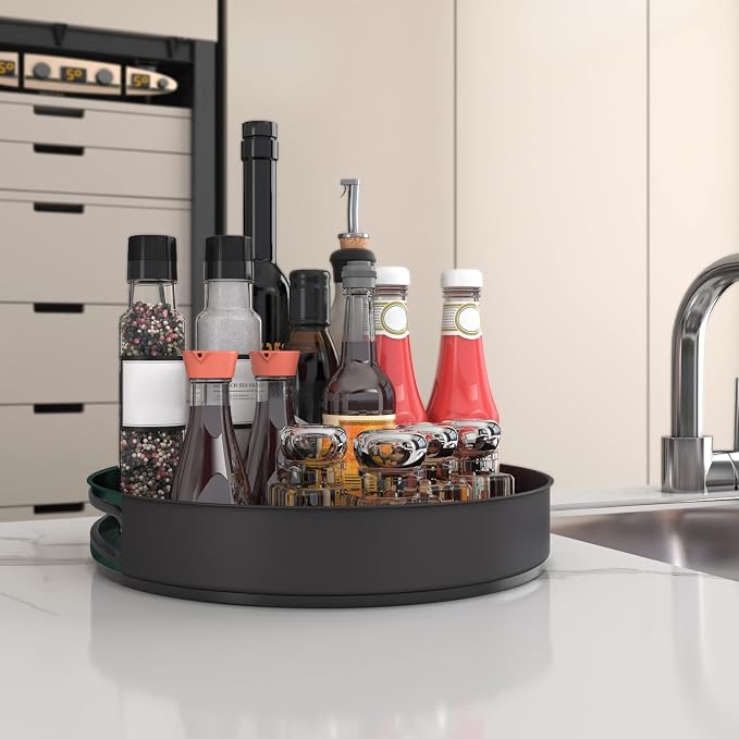 VAEHOLD Lazy Susan Stainless Steel Spice Rack Turntable - Image 4