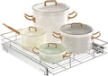 LOVMOR Pull Out Cabinet Organizer 22½" W x 21½" D, Kitchen Cabinet Pull Out Shelves Slide Out Storage
