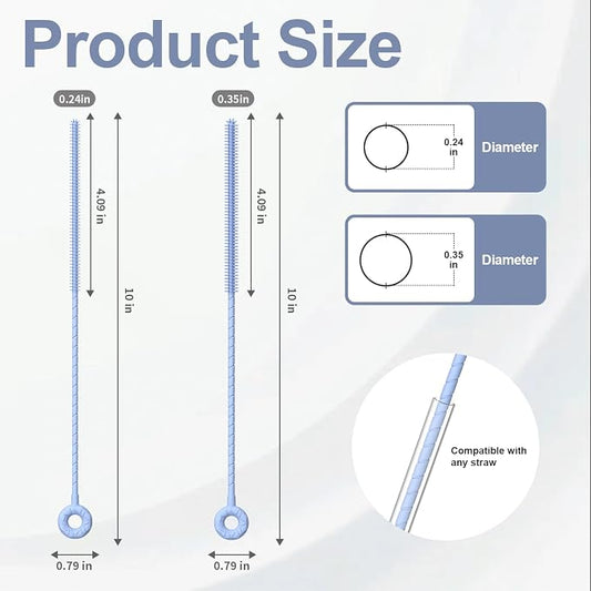 YOTIME Silicone Straw Cleaner Brush - Image 2