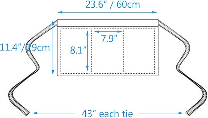 BOHARERS 3 Pack Waitress Aprons - Image 6